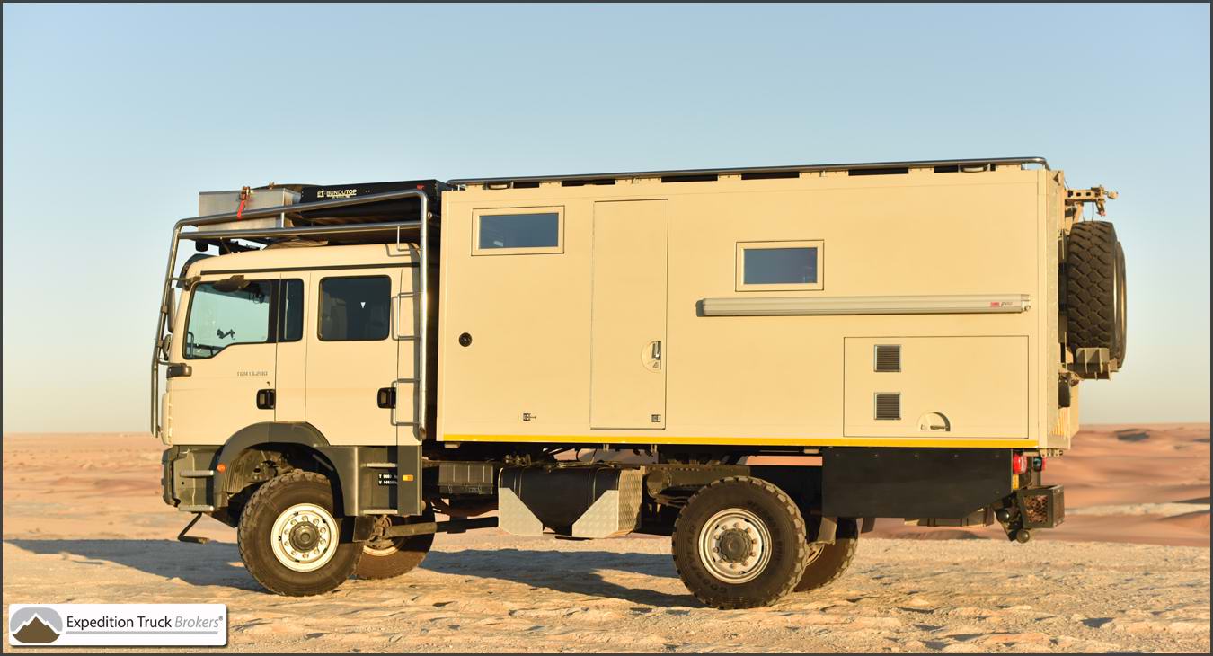 MAN TGM 13.280 4x4 Expedition Truck for 7 persons