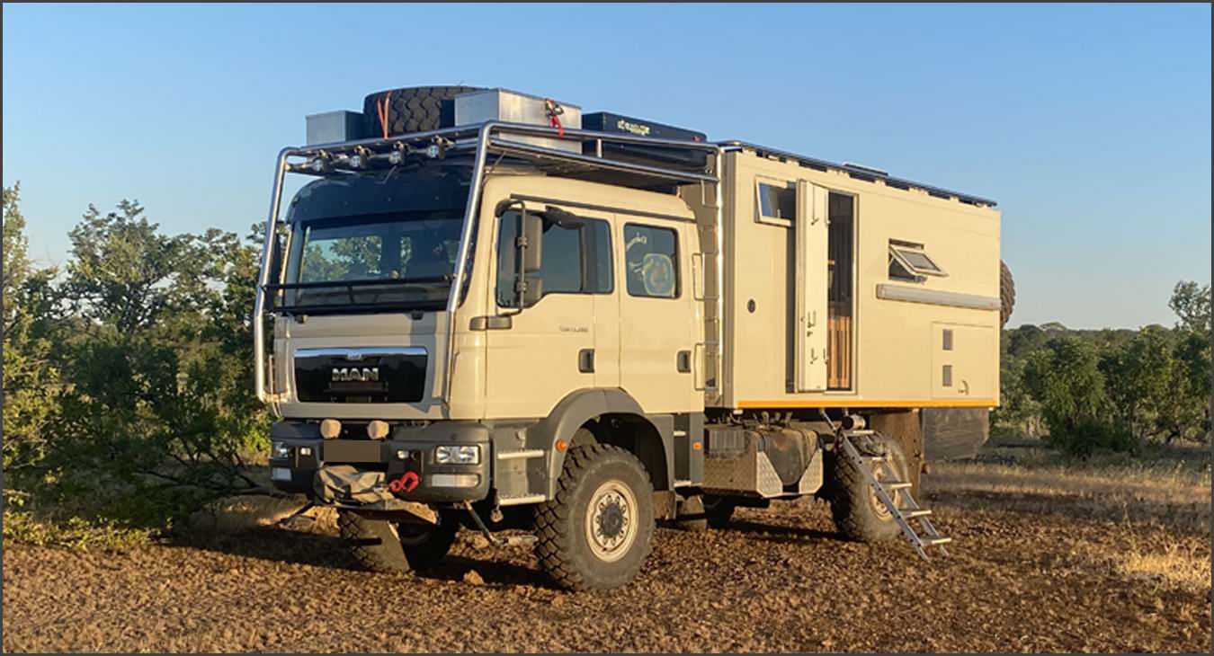 MAN TGM 13.280 Family Expedition Truck for a 7 person crew