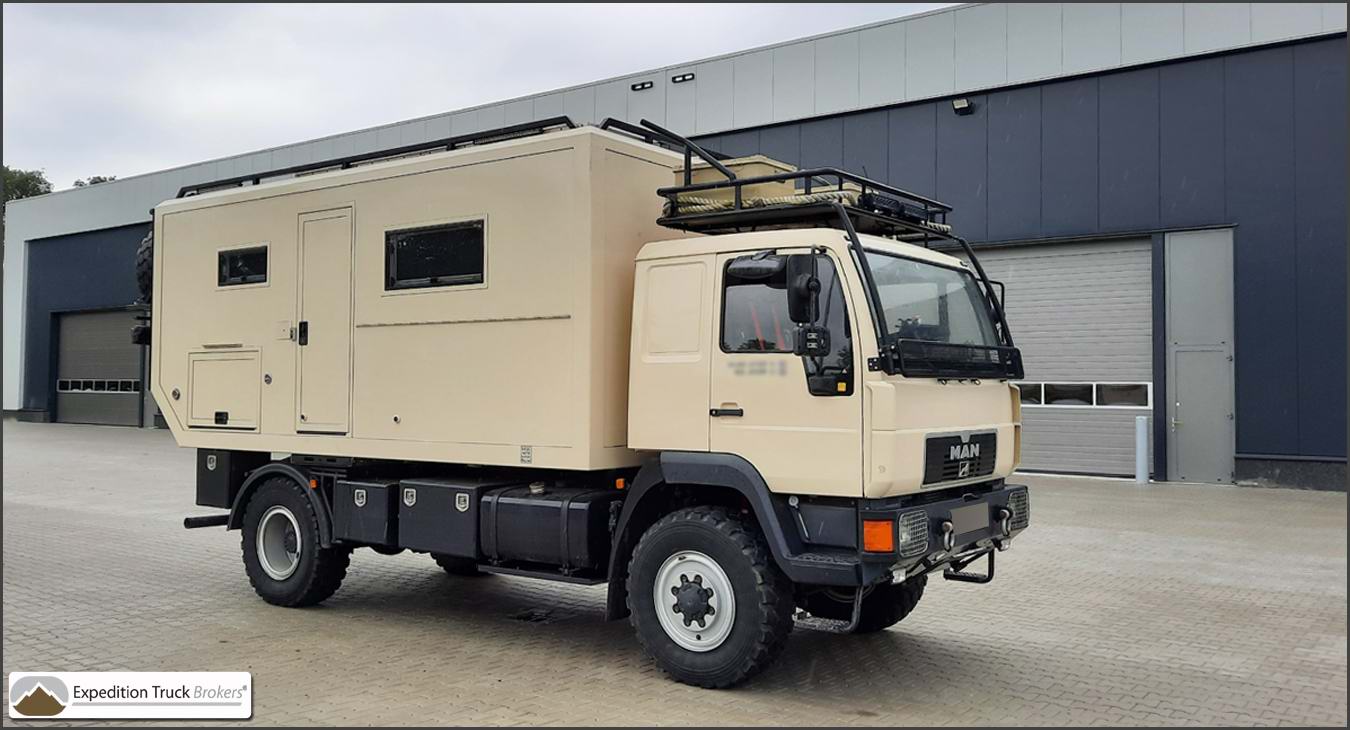 MAN L2000 4x4 Fernreisefahrzeug mit Längsbetten