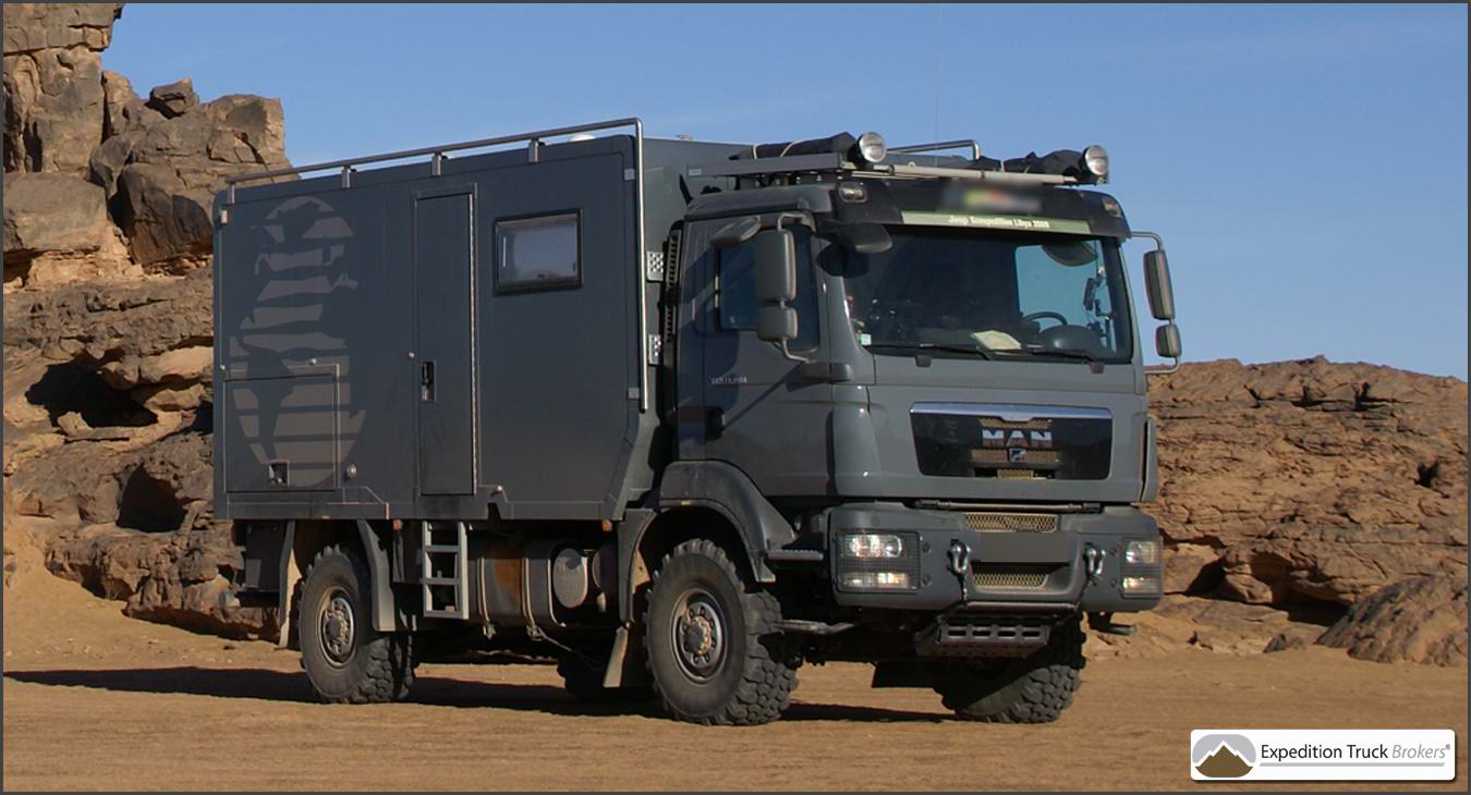 MAN TGM 13.280 Expedition Camper on a world journey