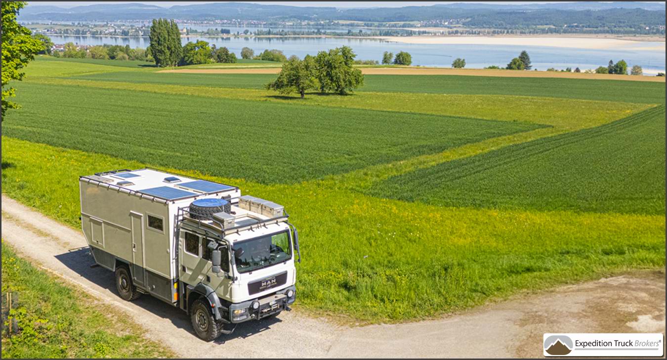 MAN TGM 18.330 4x4 Overland Truck on a family tour