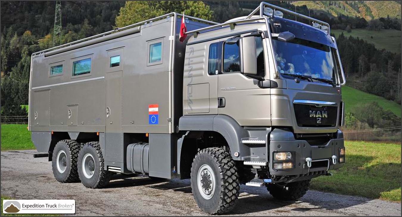MAN TGS 26.480 Expedition truck with garage