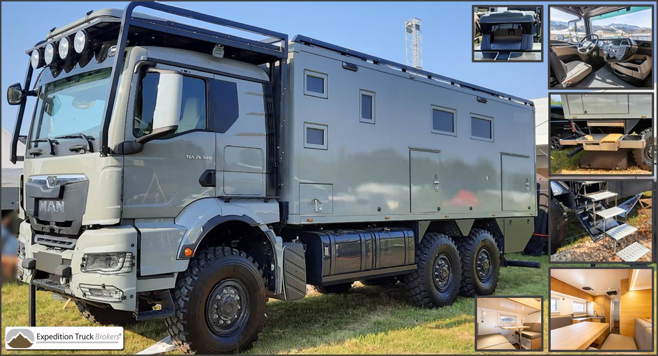 MAN TGS 6x6 Family Expedition Truck