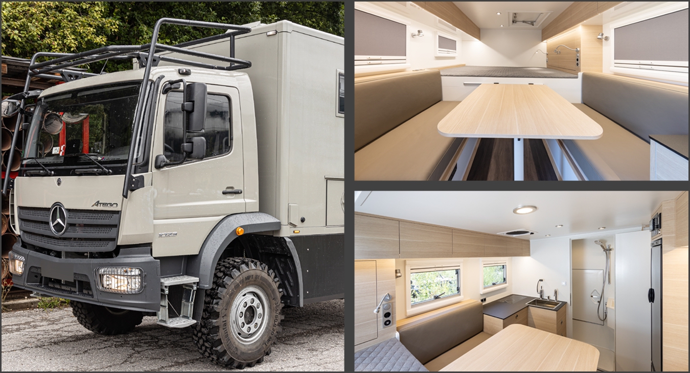 Mercedes 4x4 camper | Expedition Truck Brokers