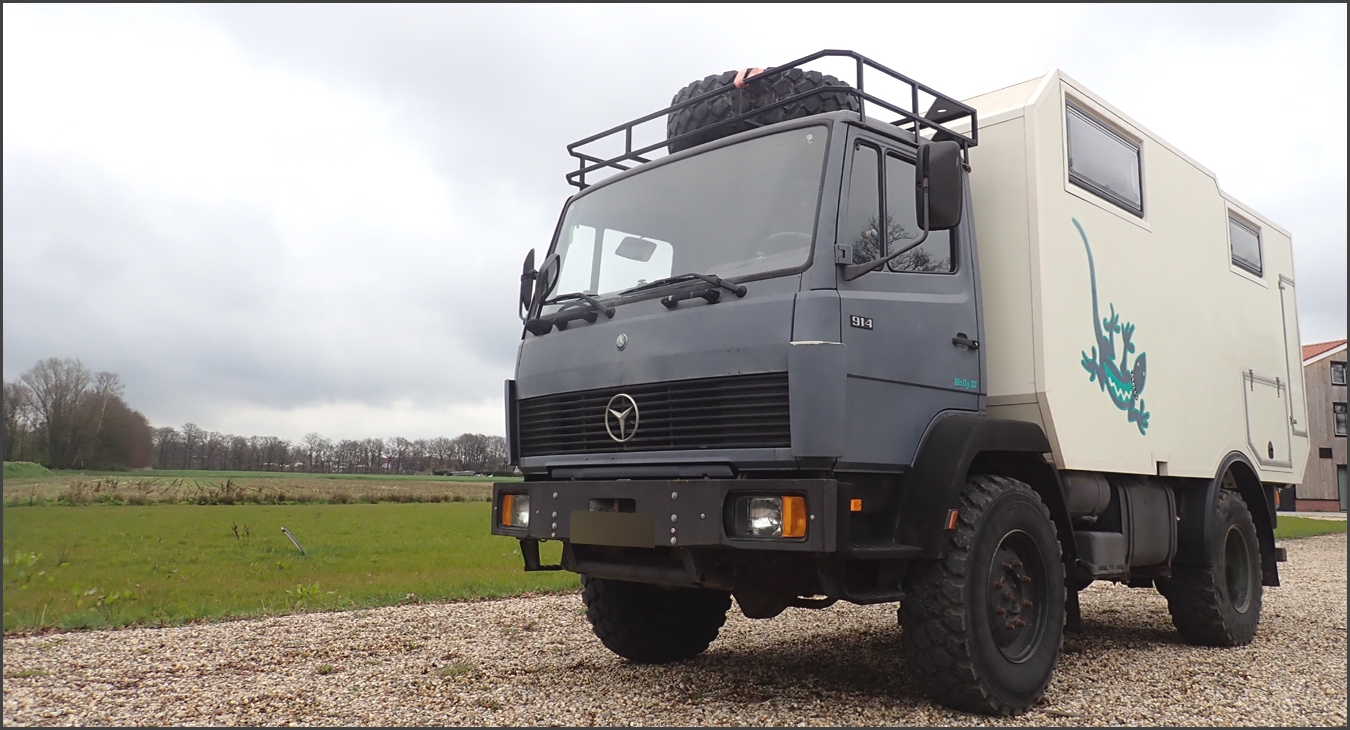 Mercedes 914AK 4x4 Expedition Truck for a 3 person crew