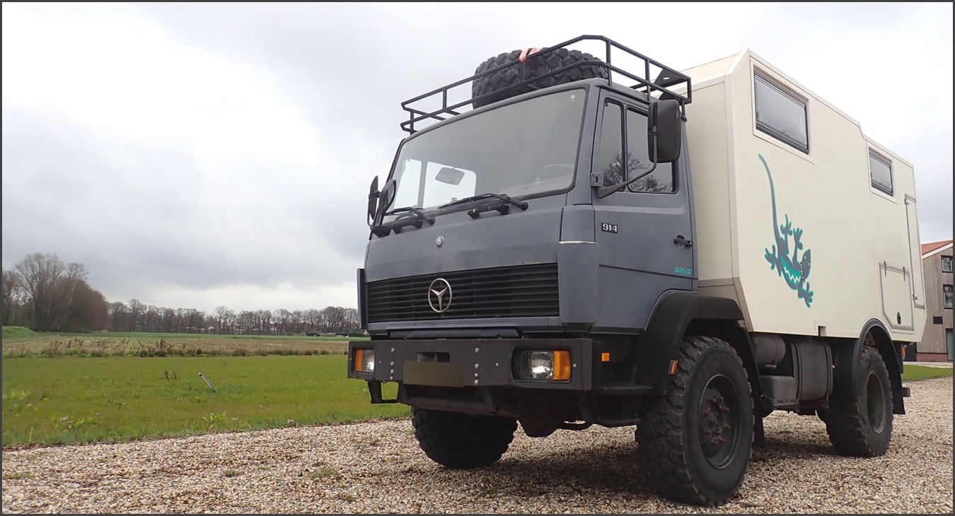 Mercedes 914AK 4x4 Expeditie camper voor 3 personen