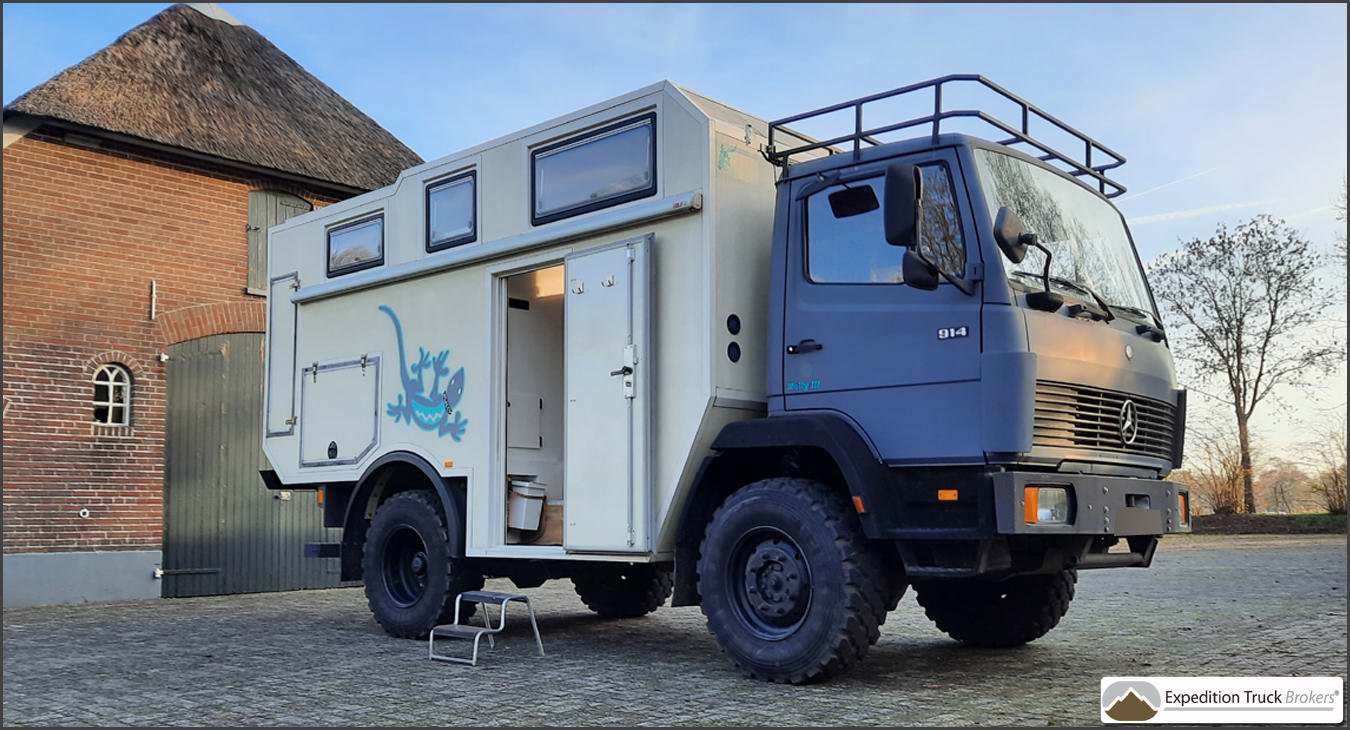 Mercedes 914AK 4x4 Expeditie camper voor 3 personen