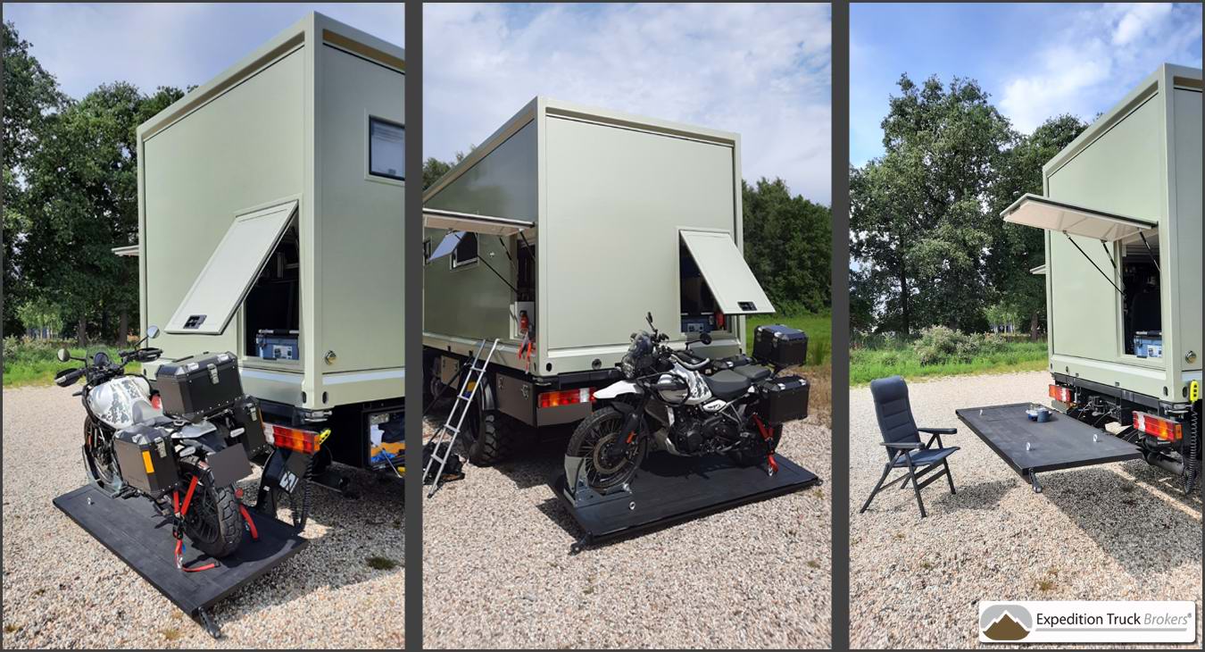 Motorrrad Hebebühne mit Neigefunktion