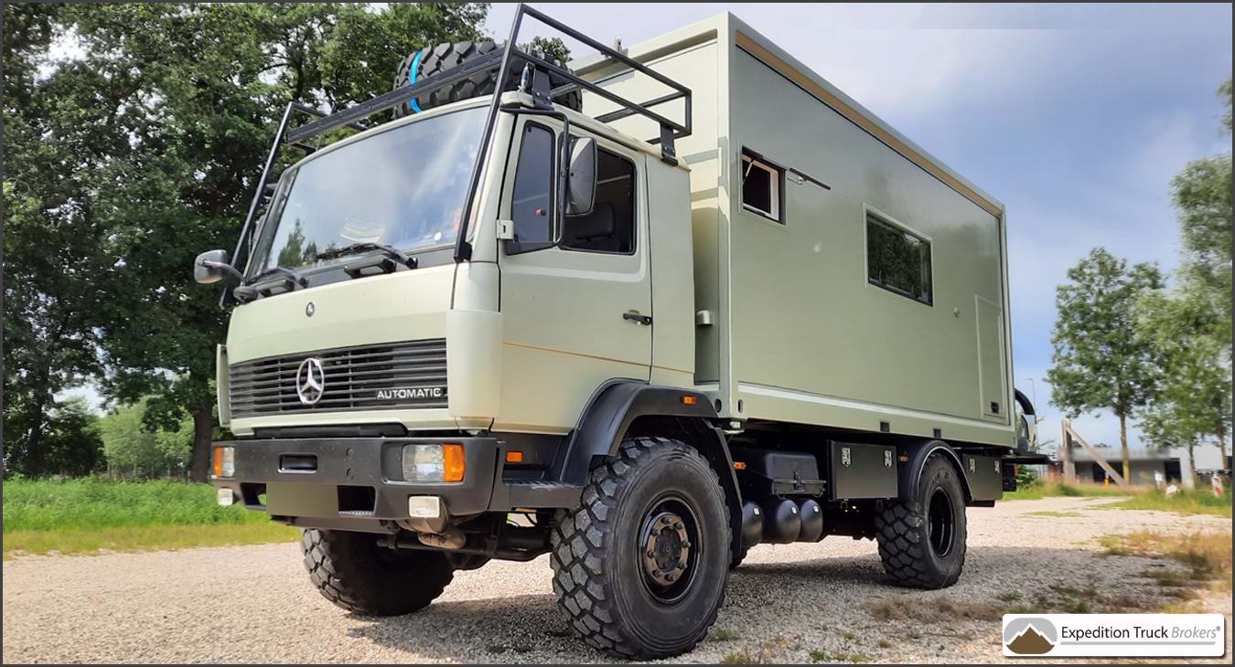 Mercedes 917 4x4 Overland Truck met automatische versnellingsbak