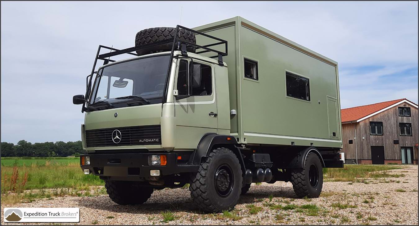 Mercedes 917 4x4 Overland Truck met automatische versnellingsbak