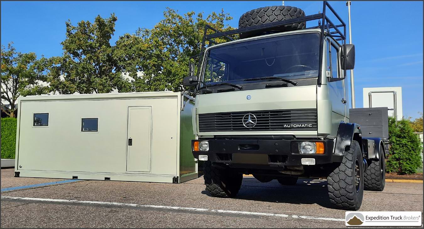 Mercedes 917 4x4 Fernreisemobil Aufbau und Fahrgestell