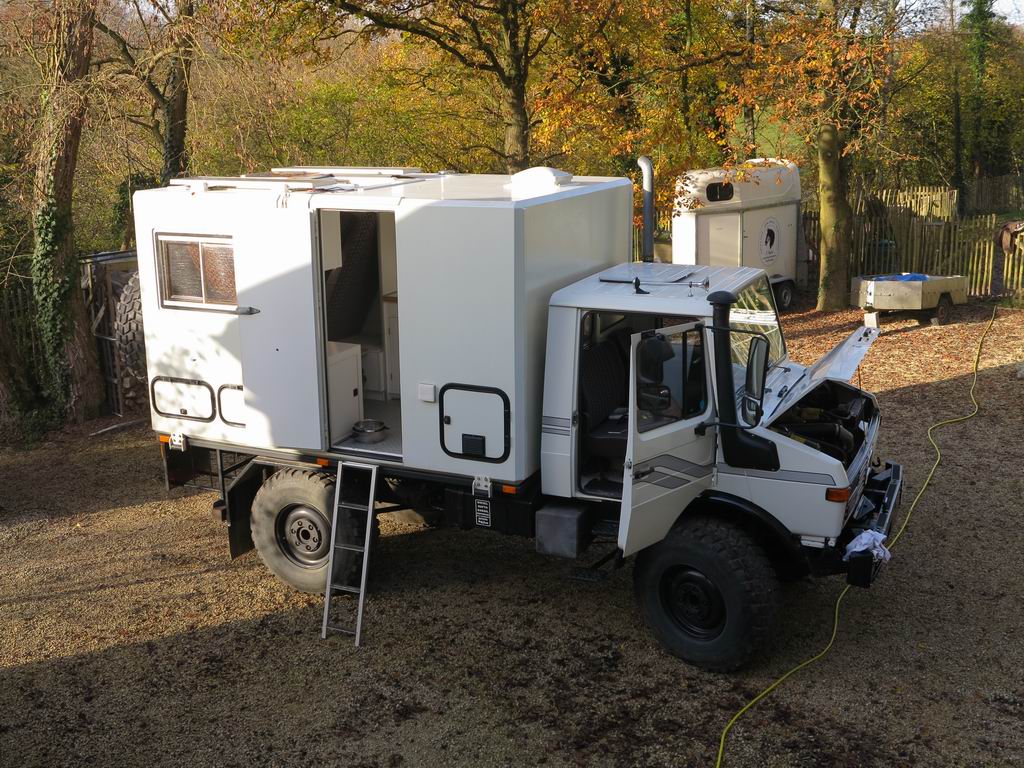 Pre-owned Unimog 4x4 expedition camper