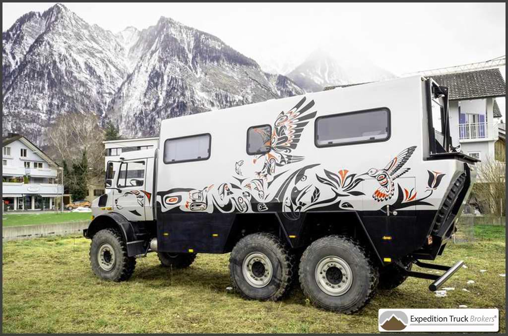 Unimog 6x6 Expeditionsfahrzeug Carbon Aramid
