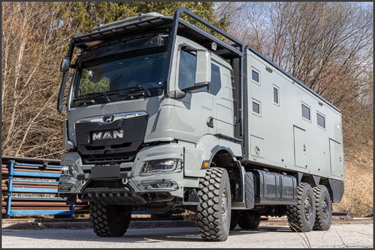 MAN TGS 26.540 6x6 Family Expedition Truck