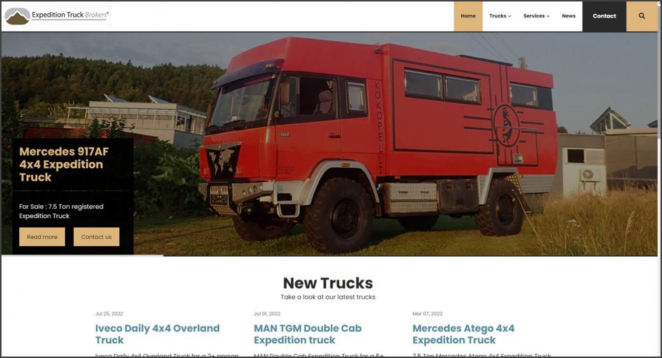 New Expedition Truck Brokers website 