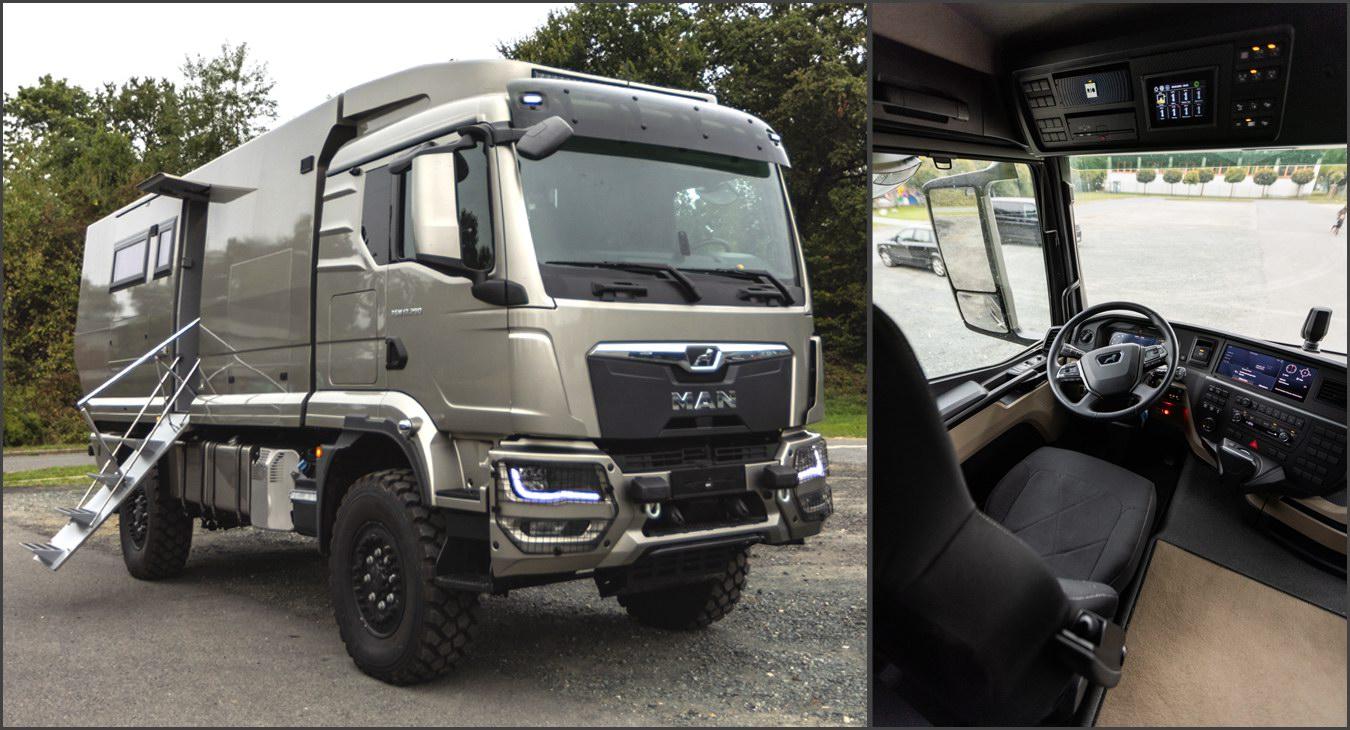 MAN TGM 13.290 Super Lightweight Expedition Truck MAN TGM 13.290 Carbon Expedition Truck