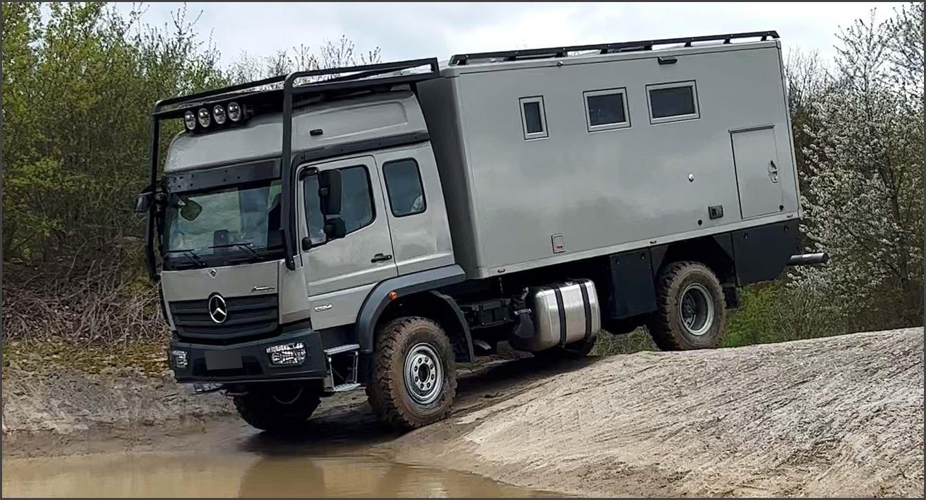 Mercedes Atego 1324 family expedition truck
