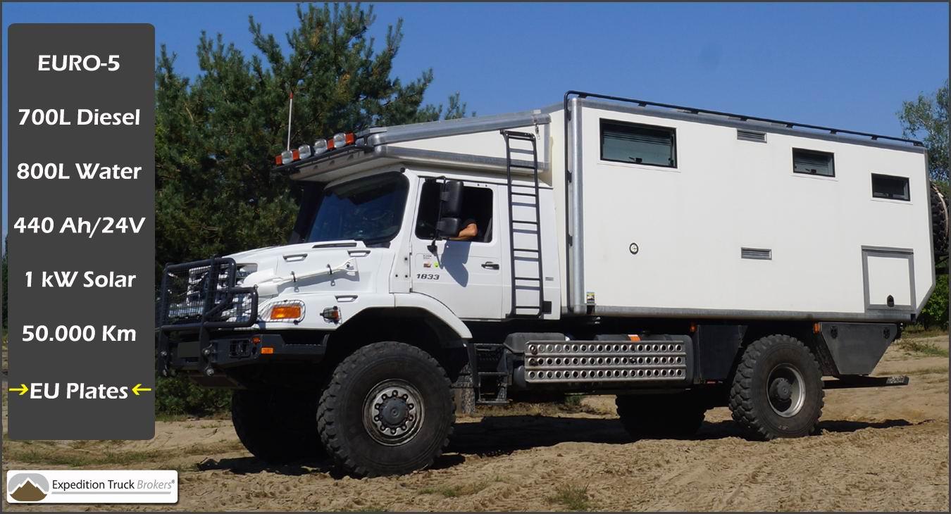 Mercedes Zetros 4x4 Camion Camping Car