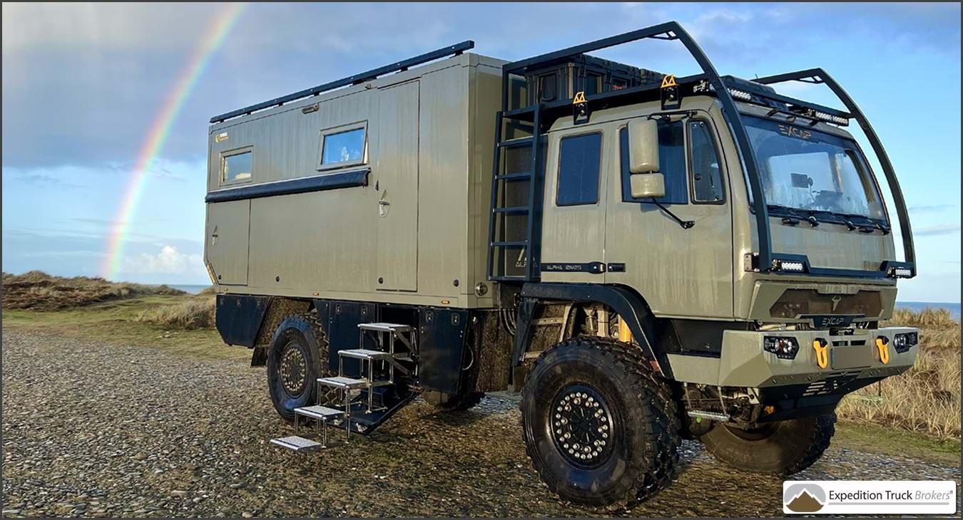 Steyr Excap 12m18 4x4 Expedition Truck with 4 registered seats Excap Steyr 12M25 4x4 Expedition Truck