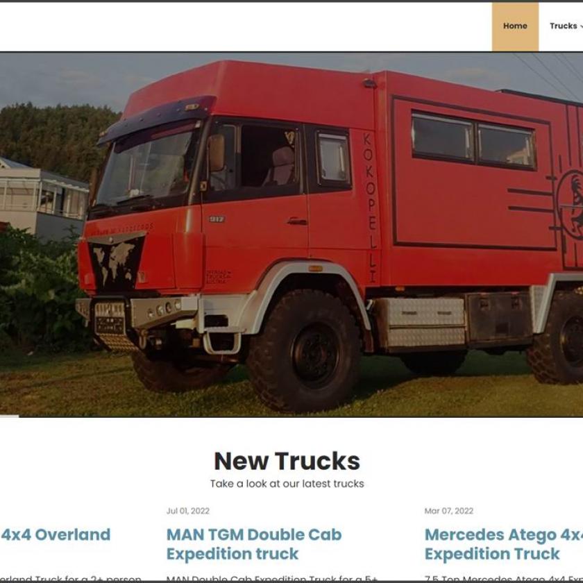 New Expedition Truck Brokers website 