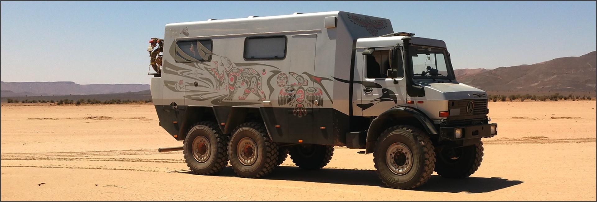 Unimog U2450 6x6 Expedition Truck