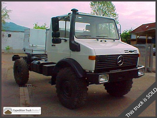 Unimog U1550 L37 Expedition Truck Chassis Expedition Truck Brokers